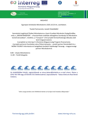 Egynapos kirándulás Mórahalomra 2025.10.25-én, szombaton.